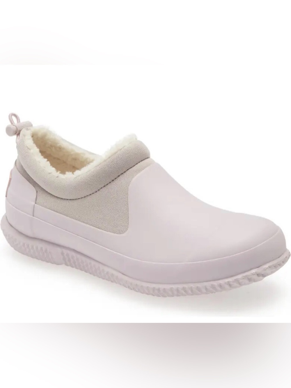 Hunter Original Sherpa Waterproof Slip On Clogs Lilac Womens Size 7 EUC